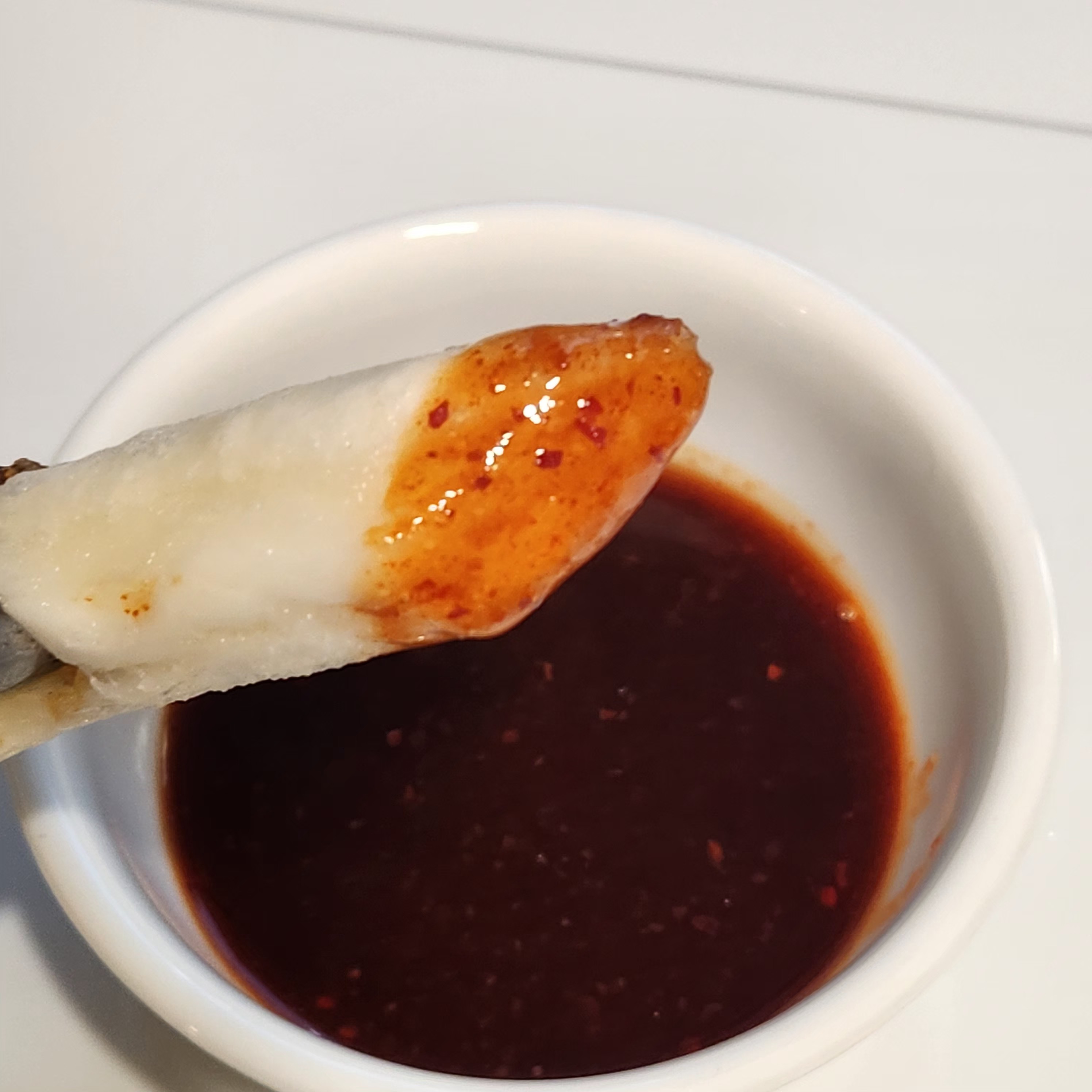 떡꼬치-소스찍어먹기