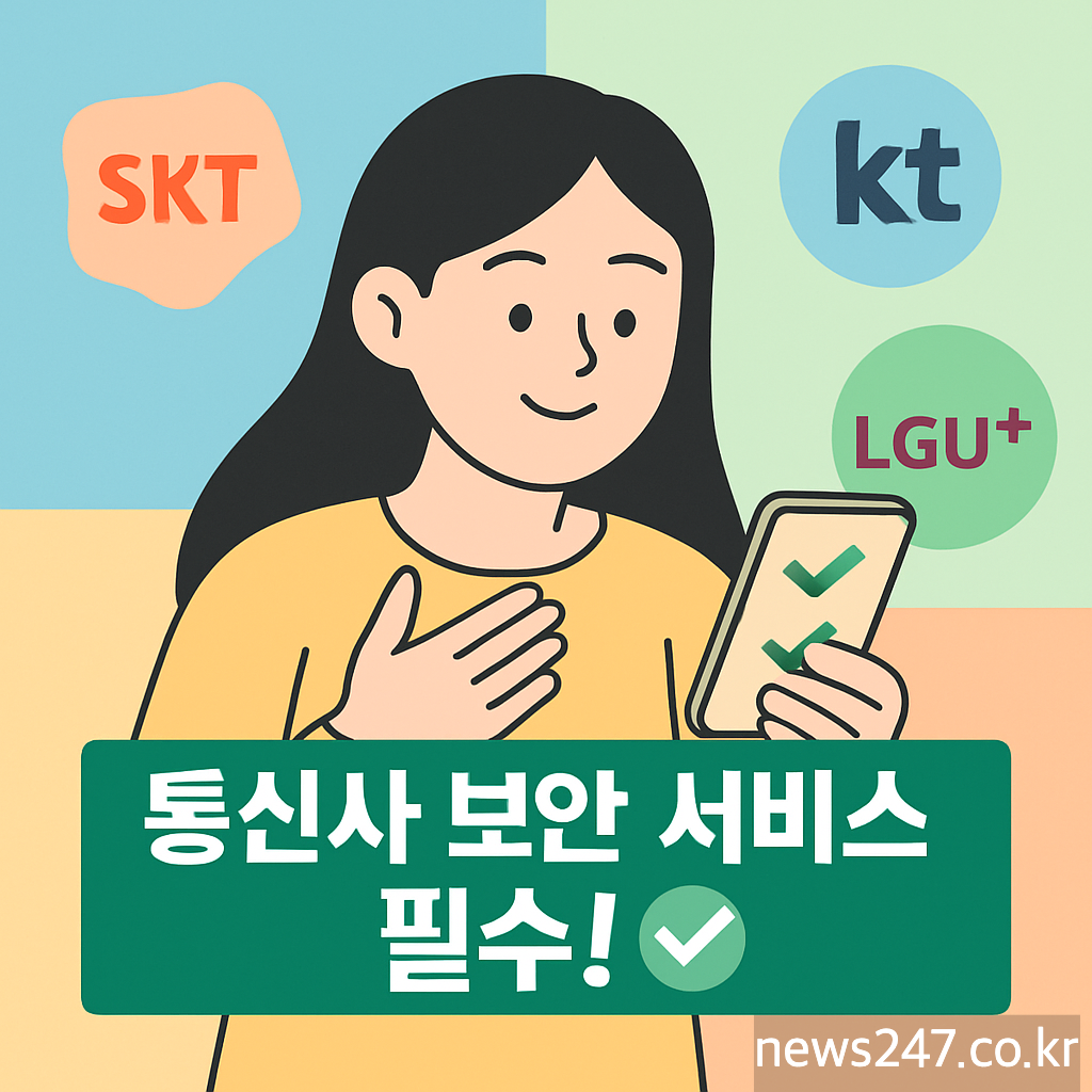 통신사 보안 서비스 필수! ✅