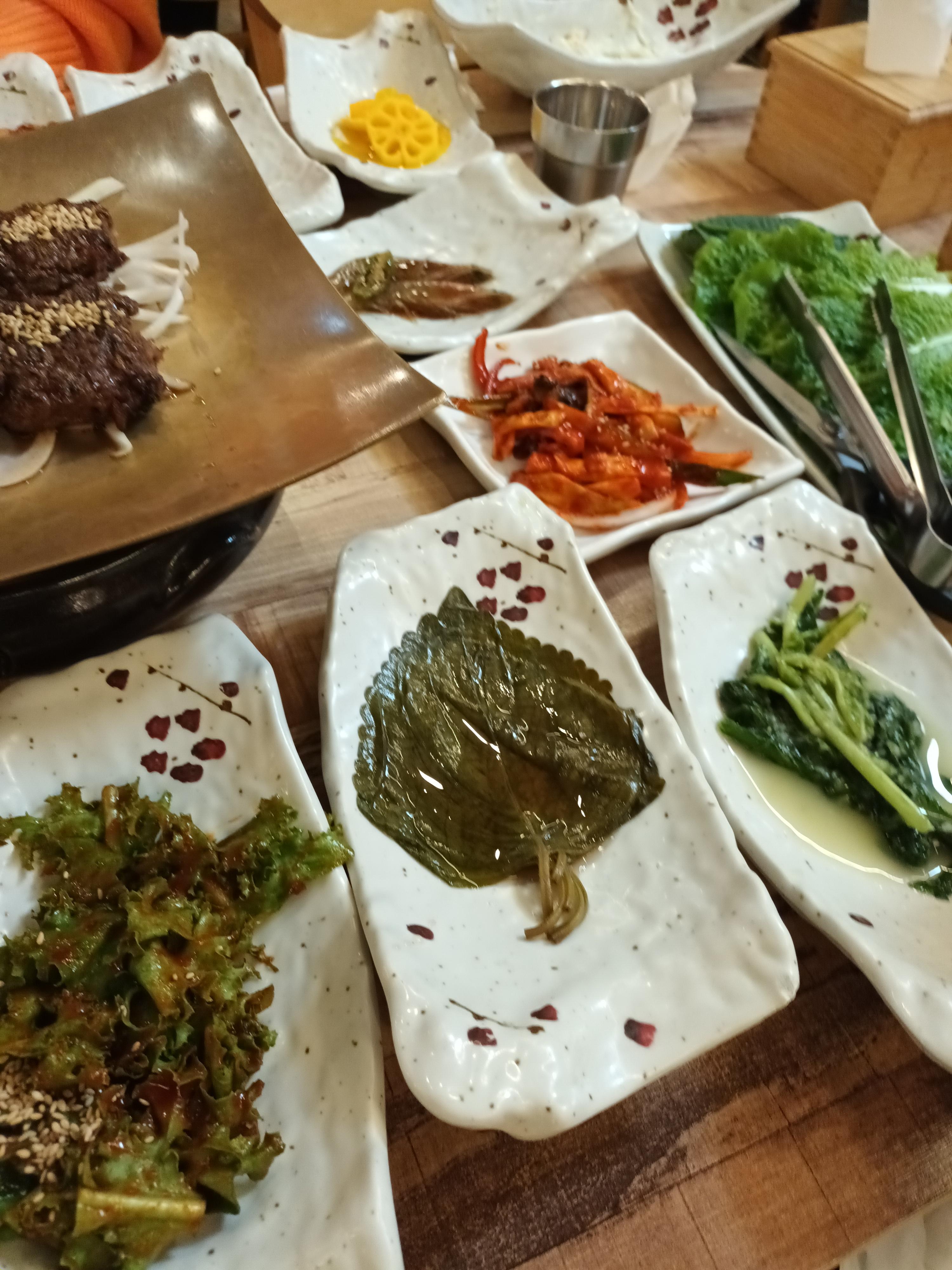 담양떡갈비창고 반찬들&amp;#44; 죽통밥