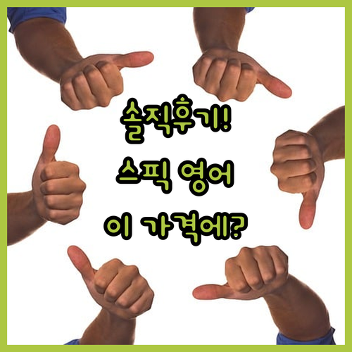 솔직후기! 스픽으로 영어 회화, 이