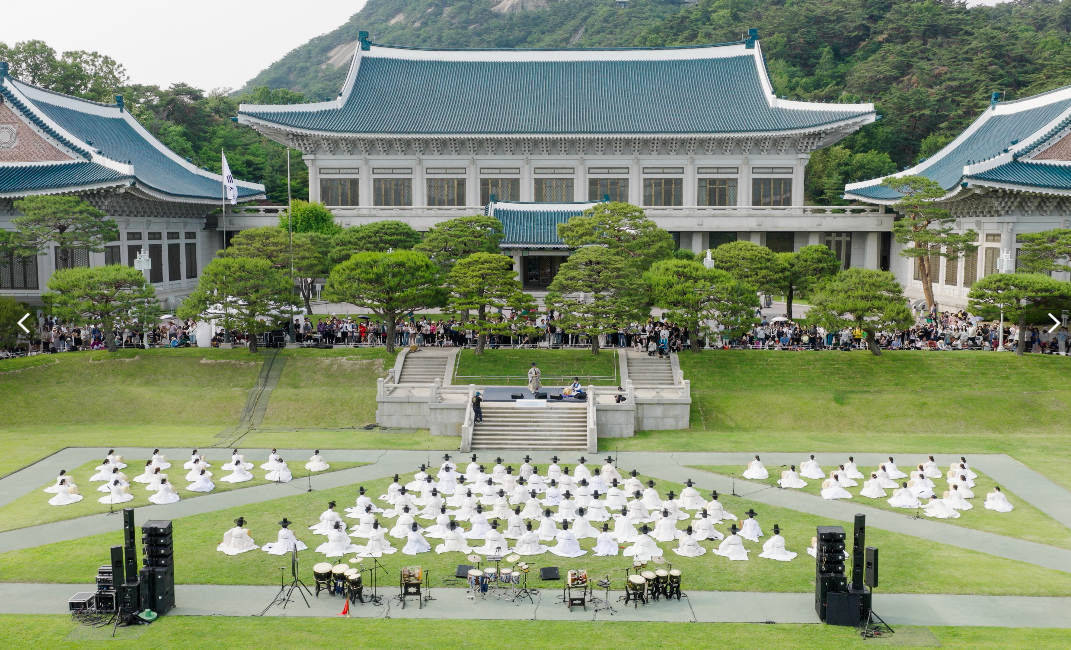 청와대 공연 사진