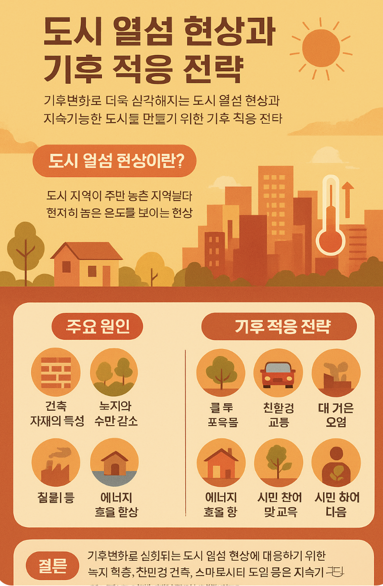 도시 열섬 현상과 기후 적응 전략: 기후변화 시대 도시의 생존법