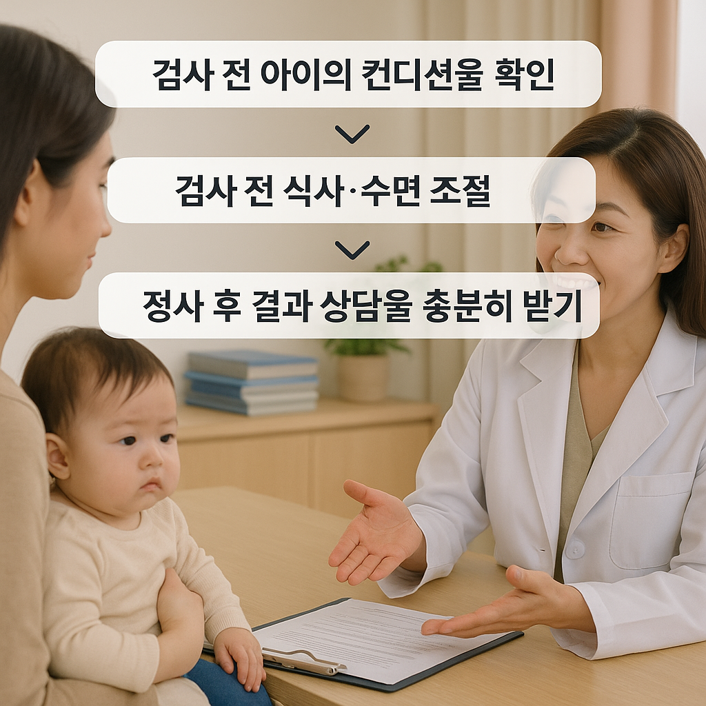 검진 시 유의사항과 팁 내용