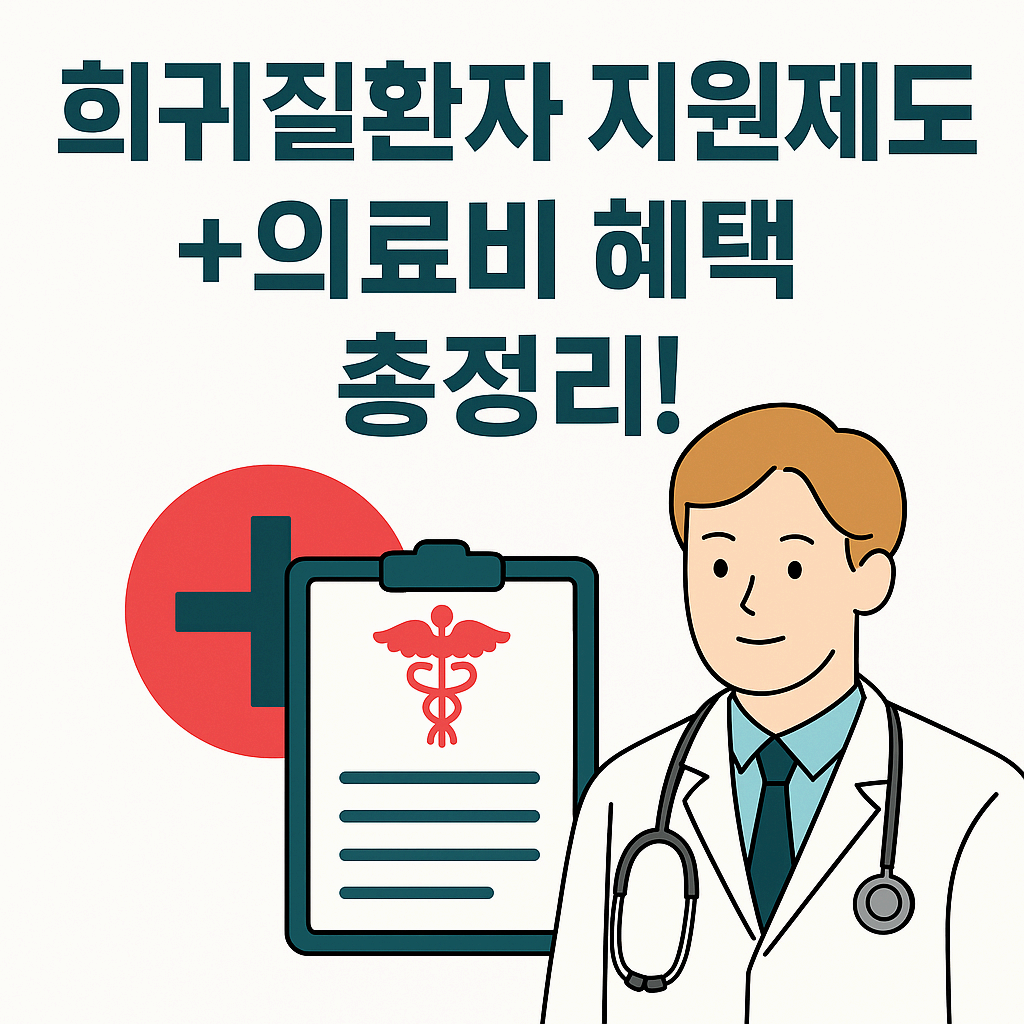 희귀질환자 지원제도 + 의료비 혜택 총정리