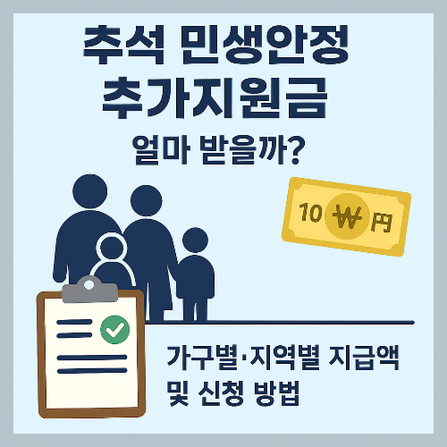 추가 지원금 지급