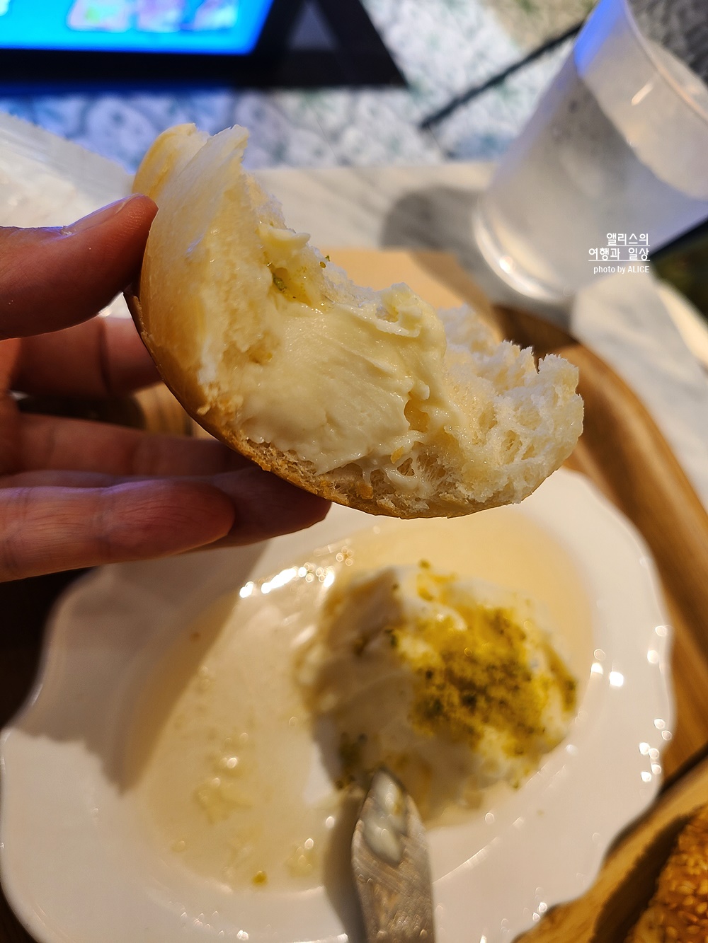 서울 이태원 카이막, 케르반 베이커리 (튀르키예 디저트, 베이커리)에서 카이막 1인 세트