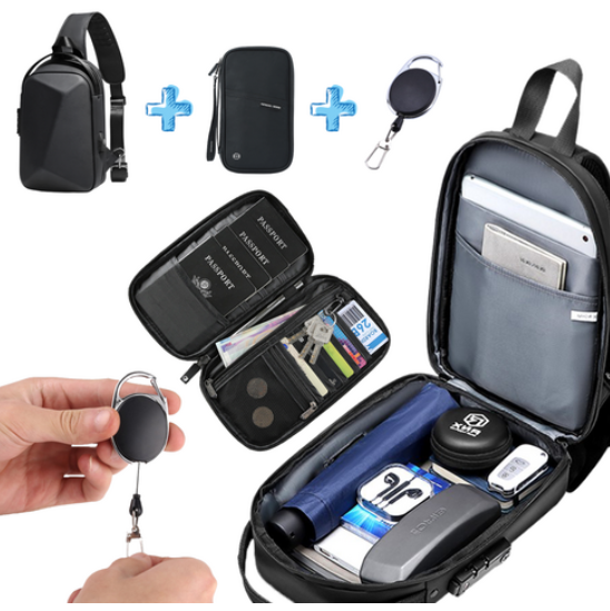 슬립인클라우드 삼중도난방지 크로스백