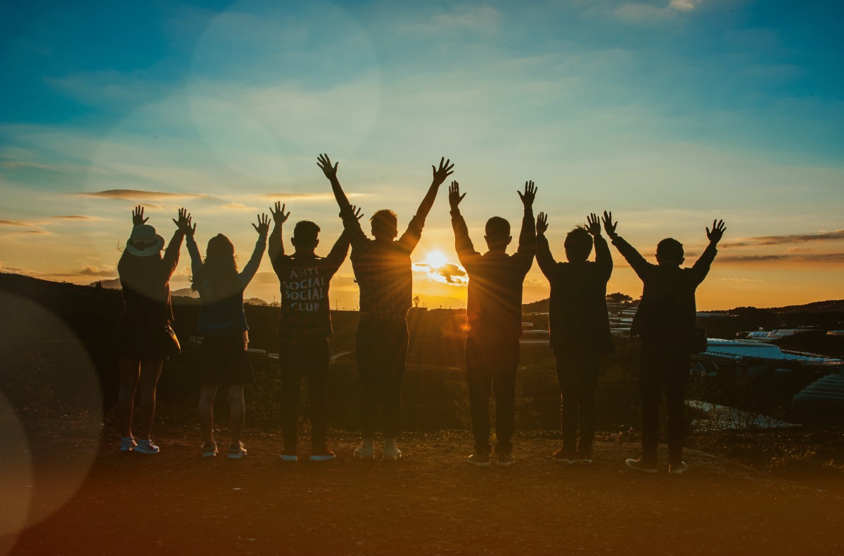 트레킹 트라이브 여행 친구들 모습