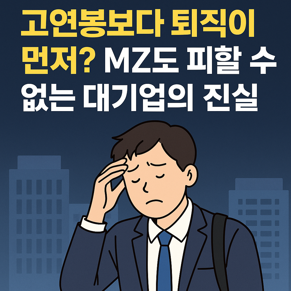 MZ도 피할 수 없는 대기업의 진실