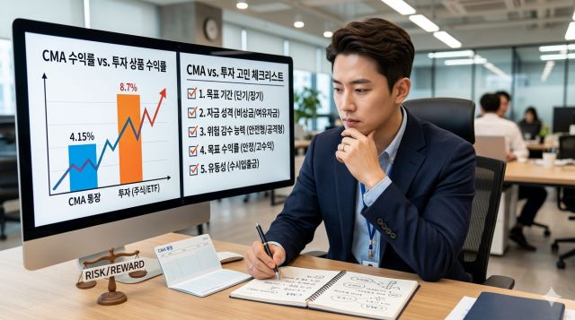 CMA 통장 원금 손실 가능성과 안전성 비교 체크리스트