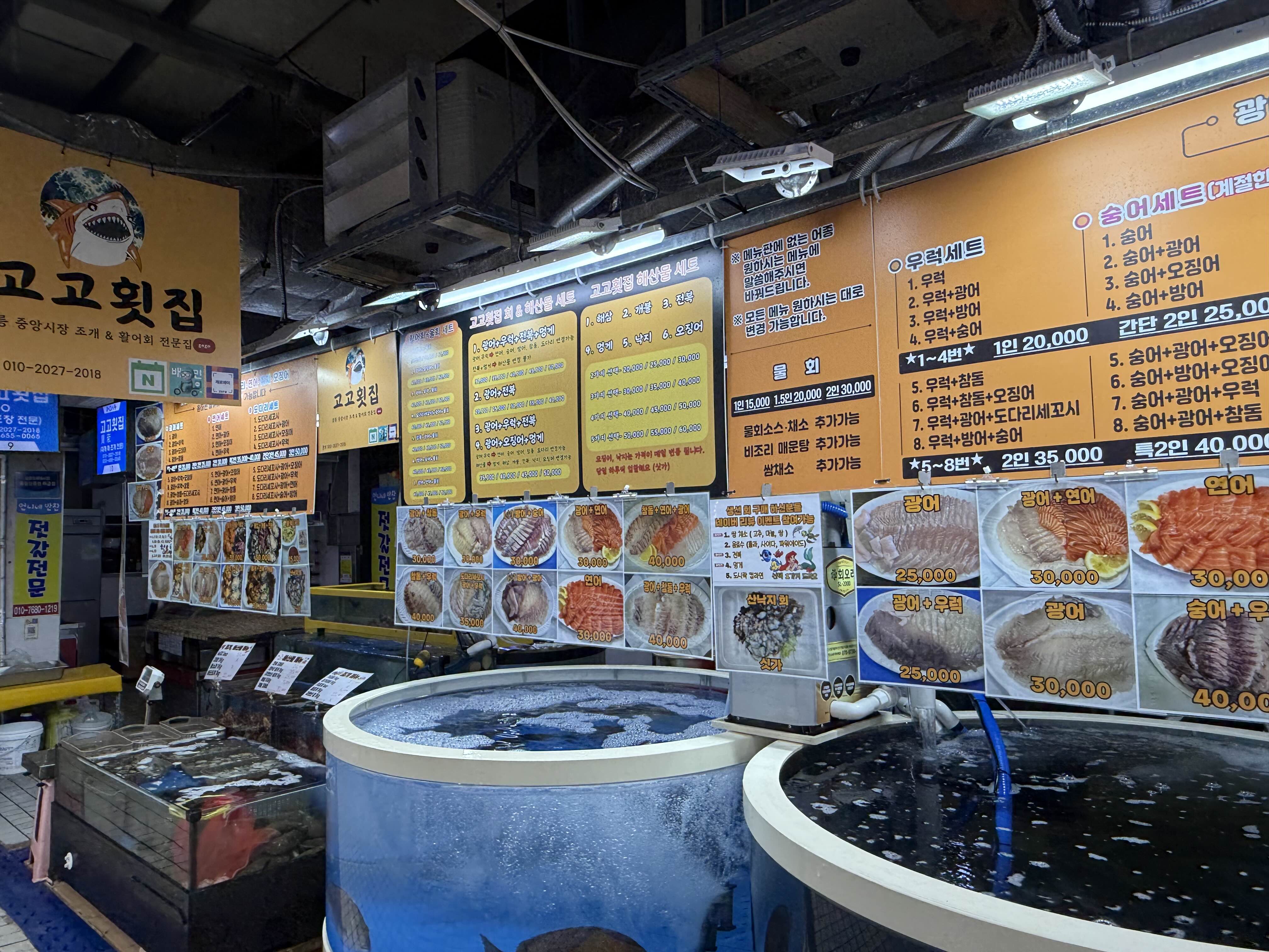 강릉중앙시장 수산물센터