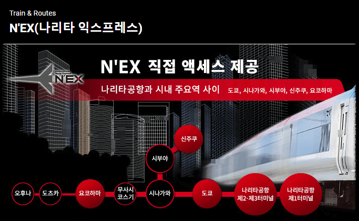일본 도쿄 여행 경비 계산 열차1