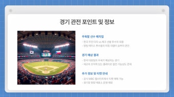 2026 WBC 중계 요금 &amp; 무료 체험 활용법