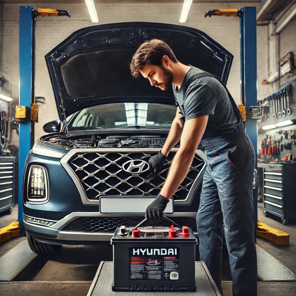 팰리세이드 배터리 교체