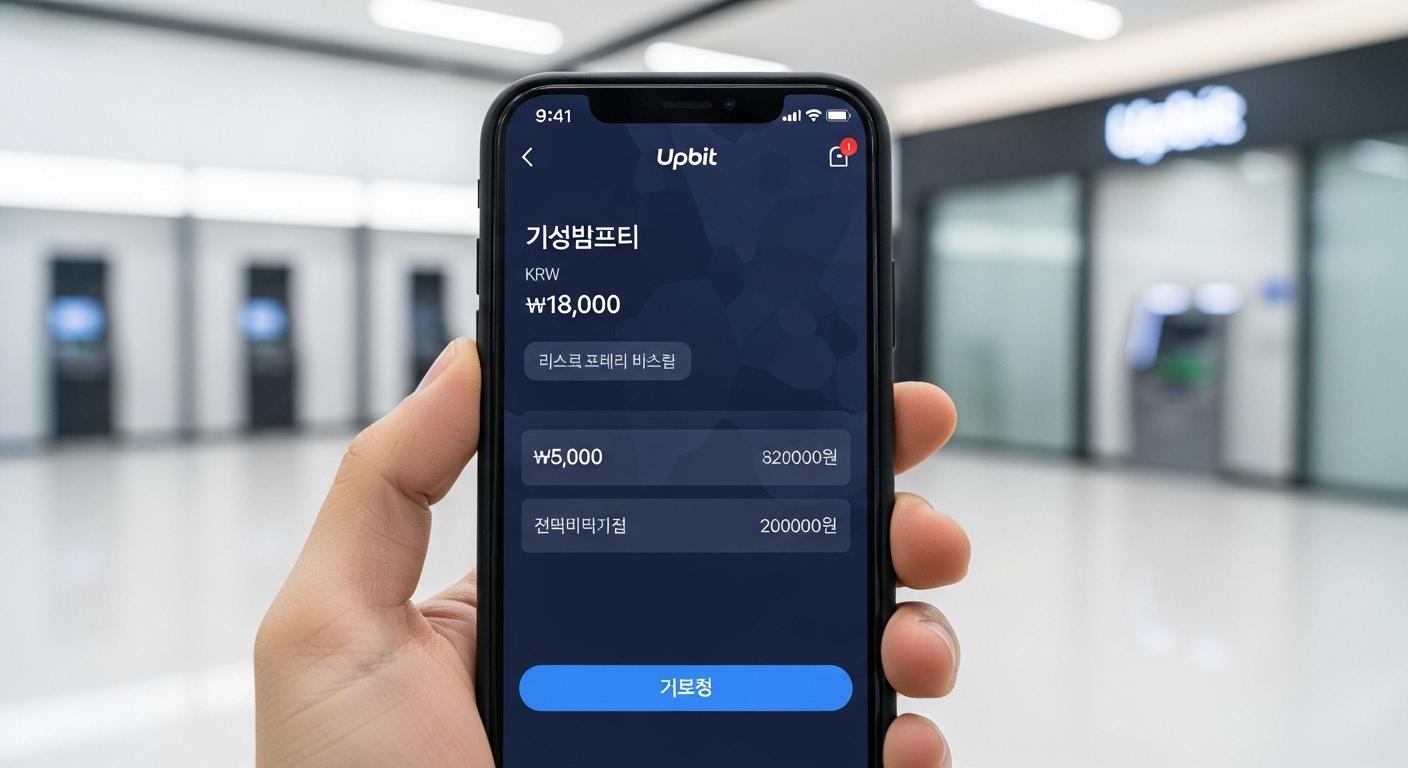 업비트 출금하기