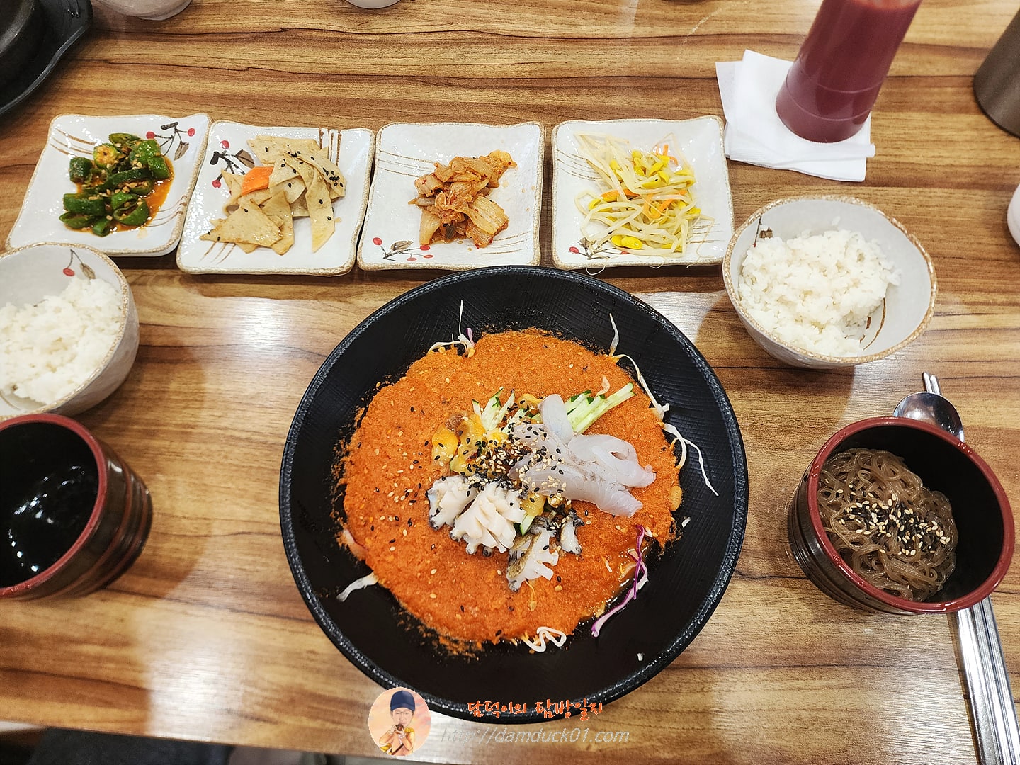 물회 + 냉면사리