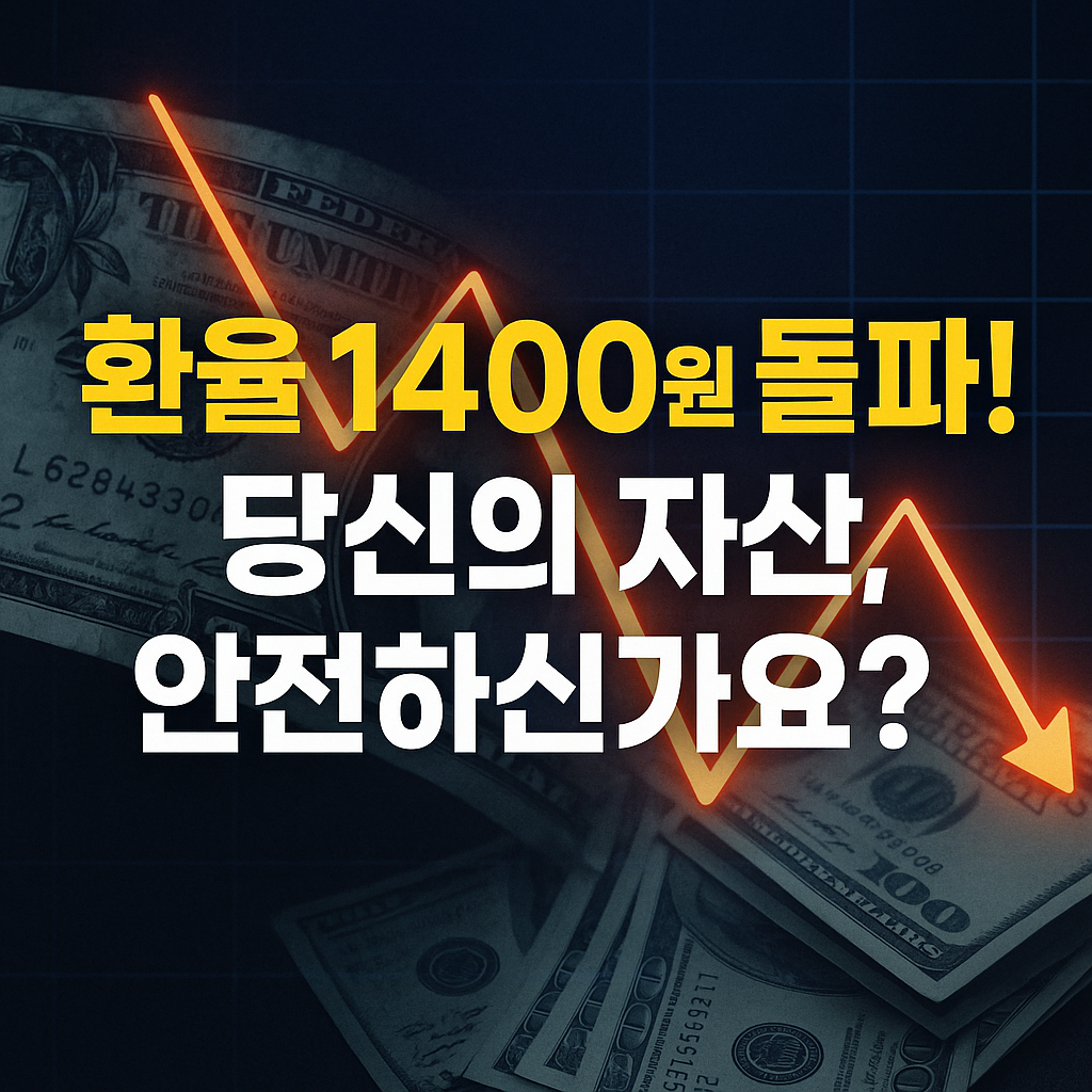 환율 1400원 돌파! 당신의 자산, 안전하신가요