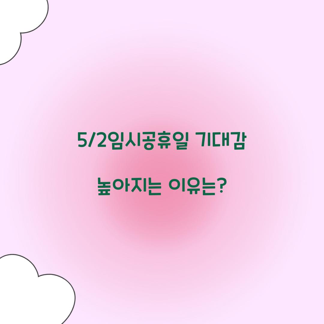 5/2임시공휴일