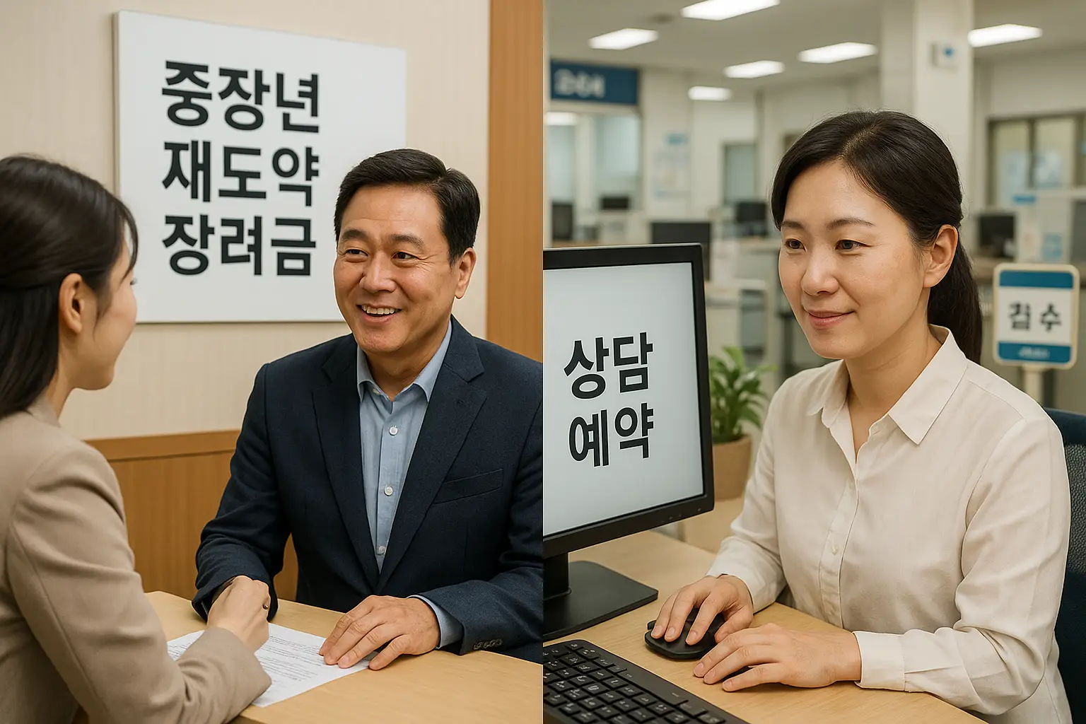 중장년 재도약 장려금 신청방법