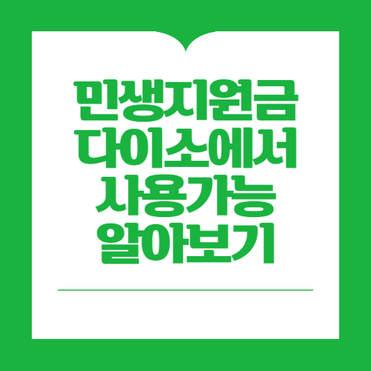 민생지원금