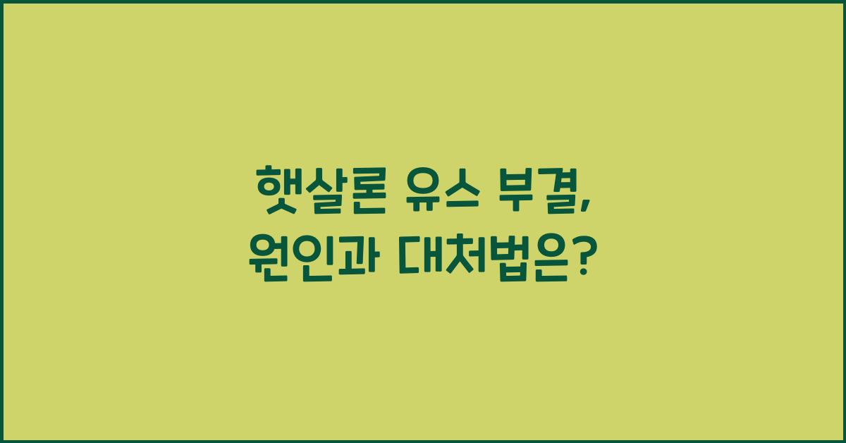 햇살론 유스 부결