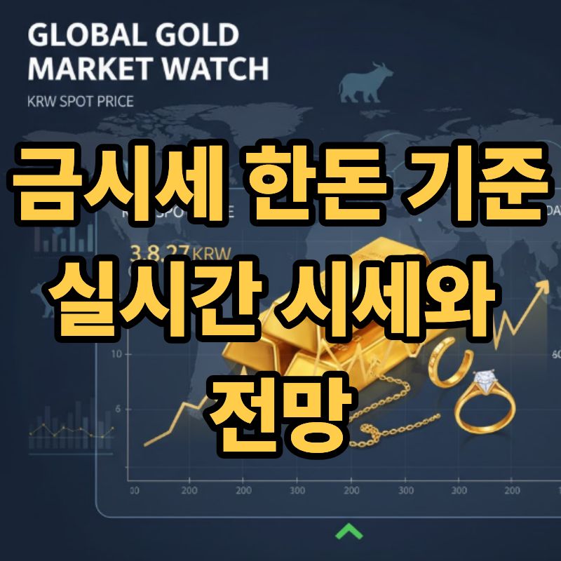 오늘 금시세 한돈 기준 실시간 시세와 전망 관련이미지