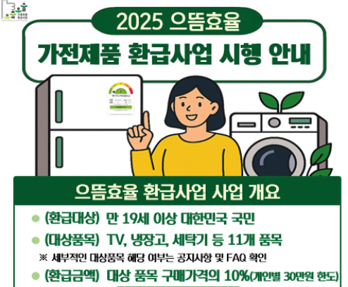 2025 으뜸효율 가전 환급사업 이미지