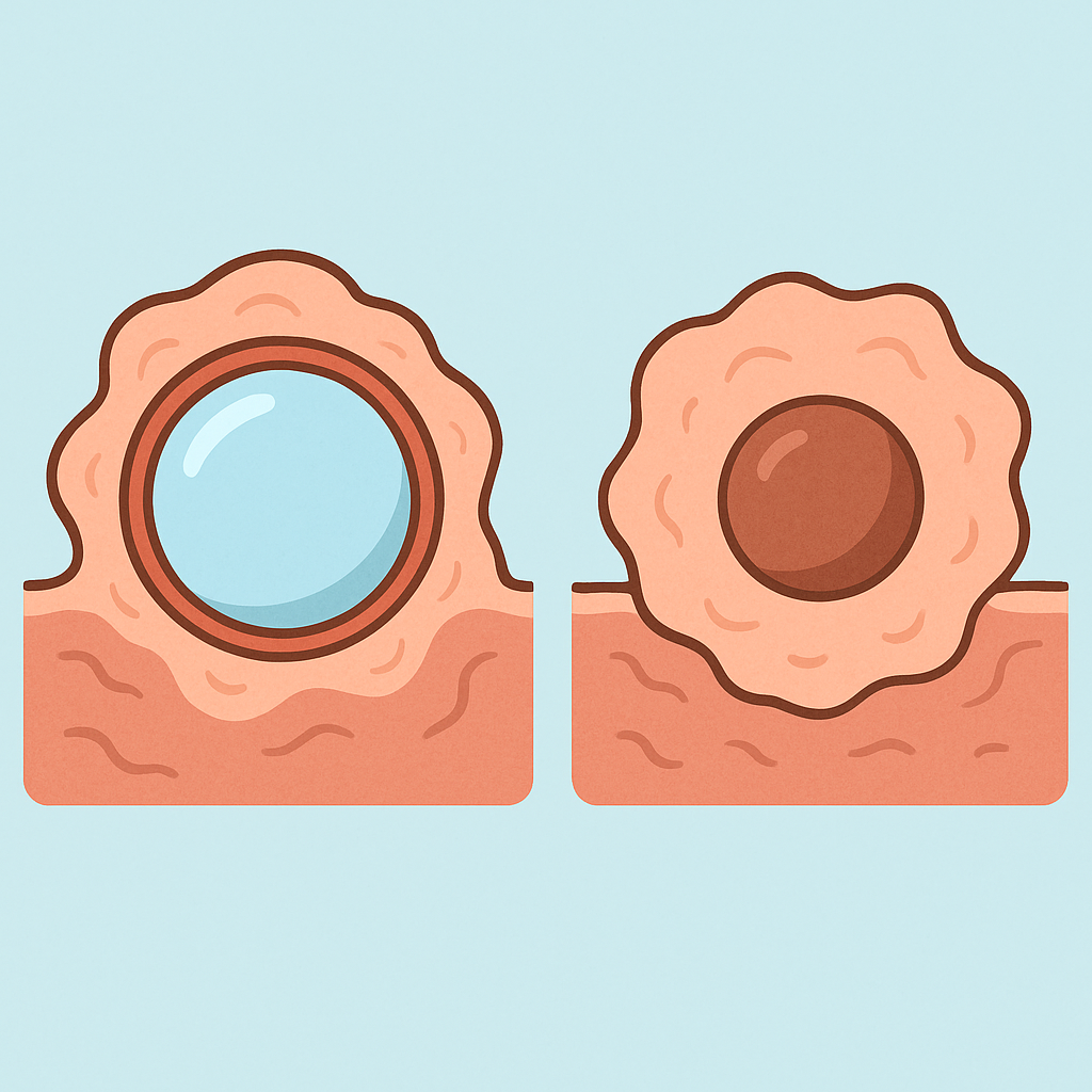 낭종과 결절의 차이