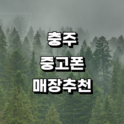 충주시 중고폰