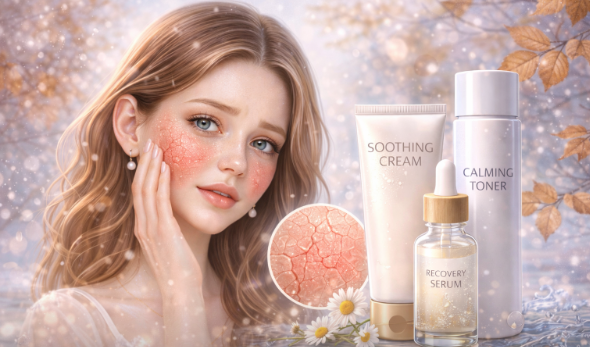 환절기 건조함 속 민감성 피부 케어 이미지