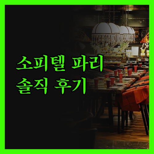 소피텔 파리 아크 드 트리옹프 진솔 