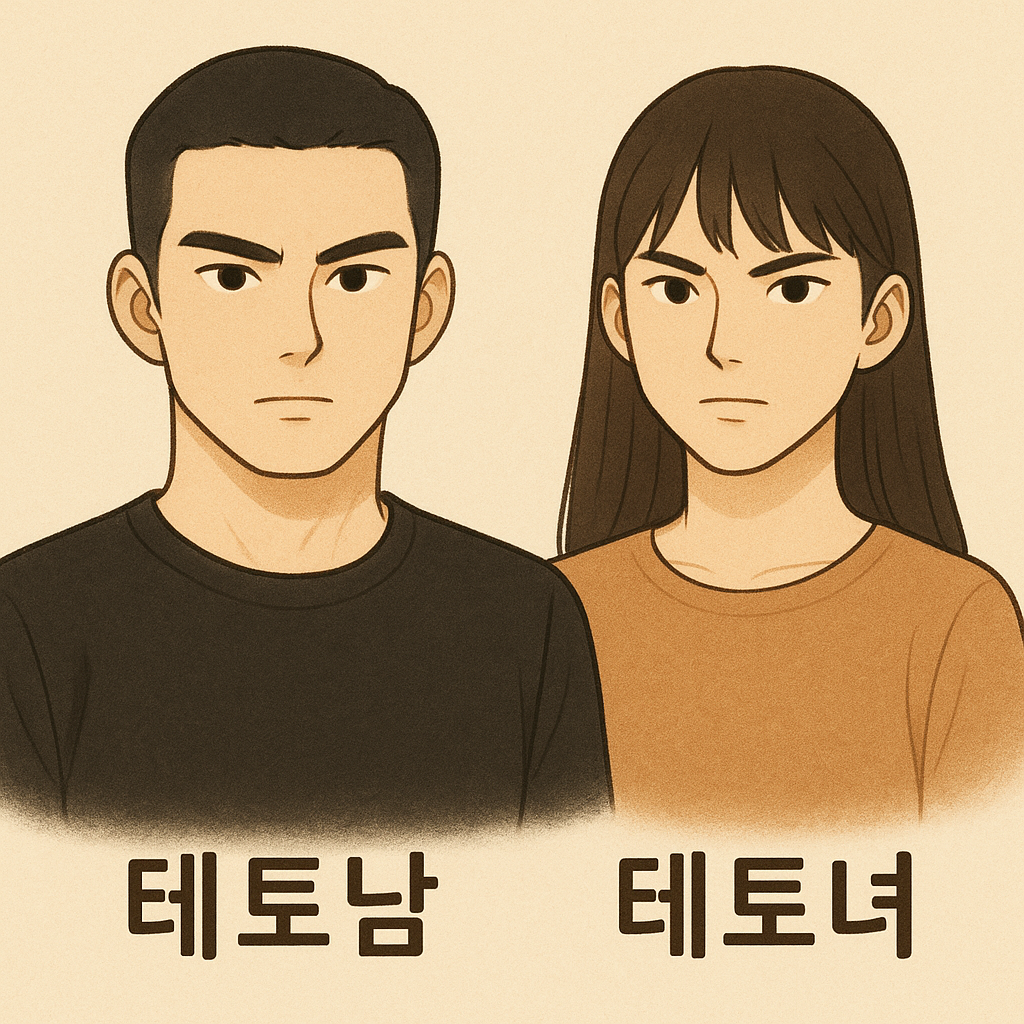 에겐남 에겐녀 테토남 테토녀