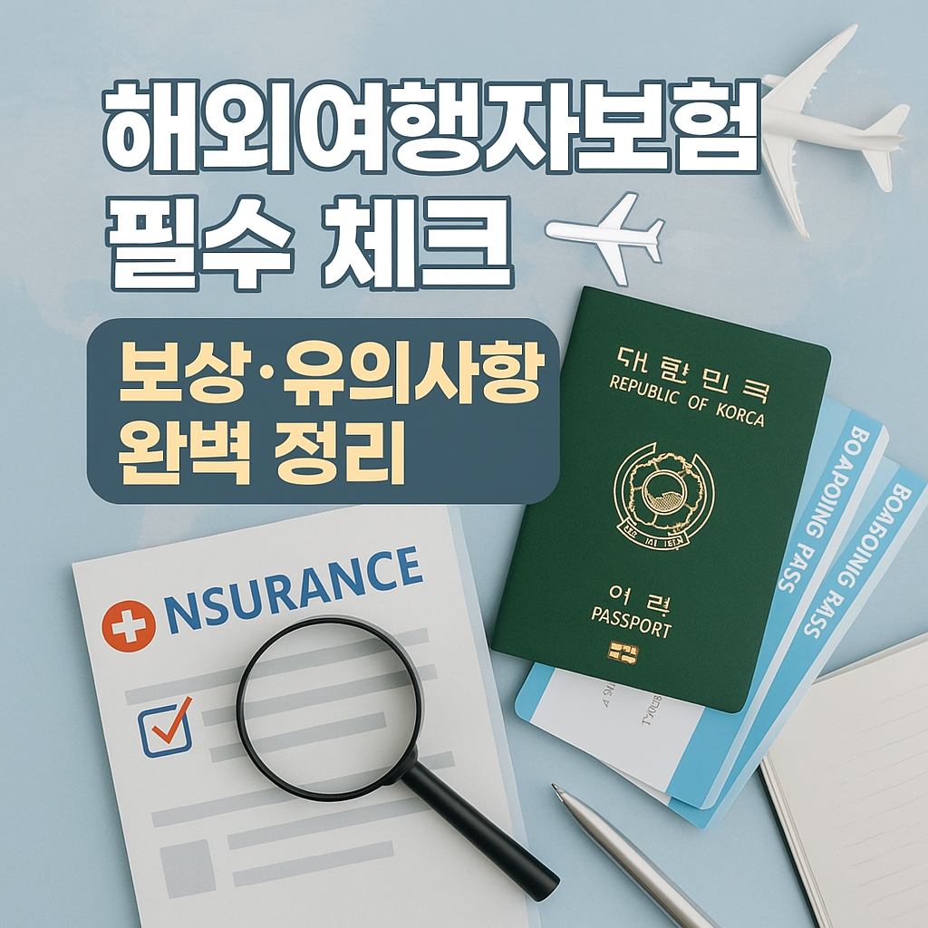 해외여행자보험 가입하기