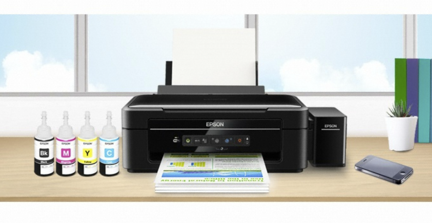 앱손 무한링크 프린터 L365