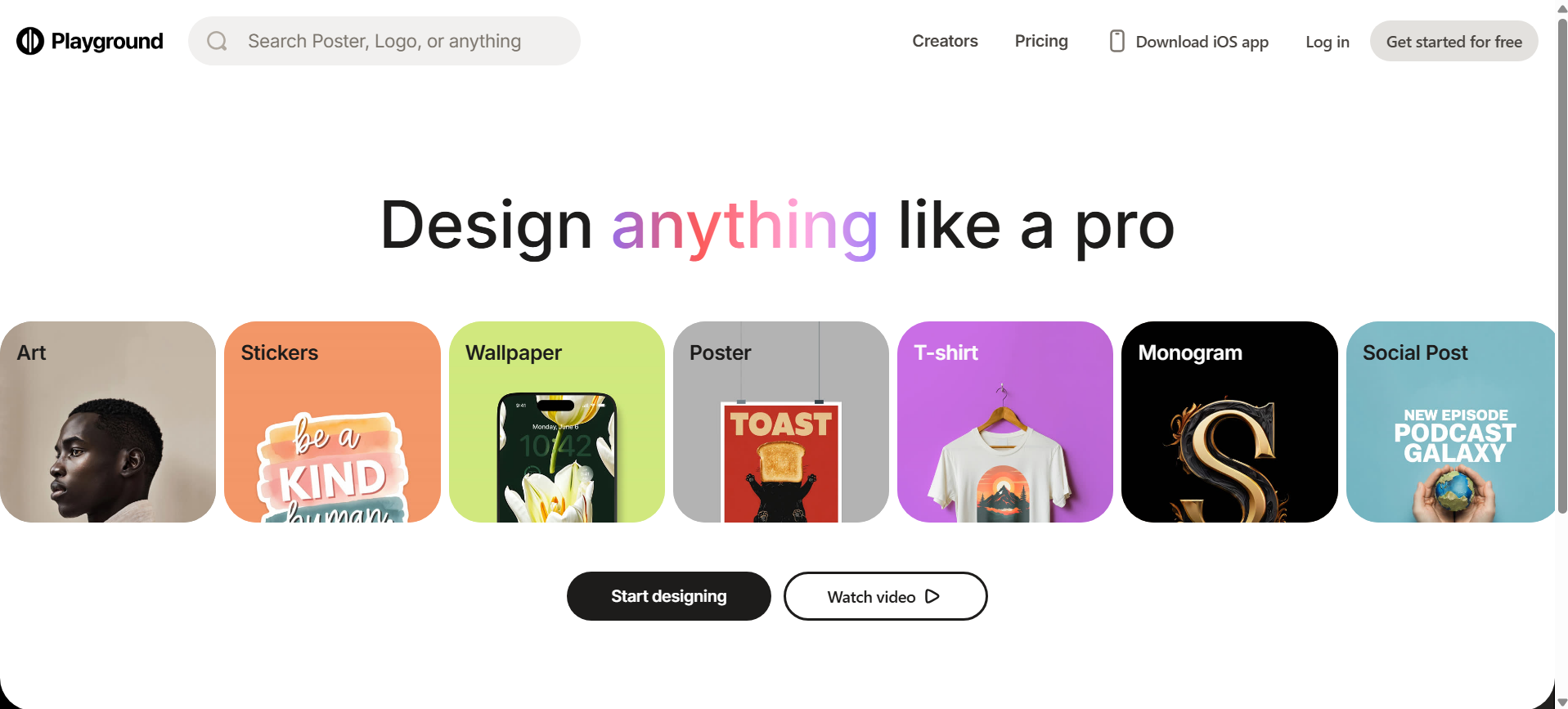 방법 7: 플레이그라운드 AI - 템플릿으로 쉽게 시작