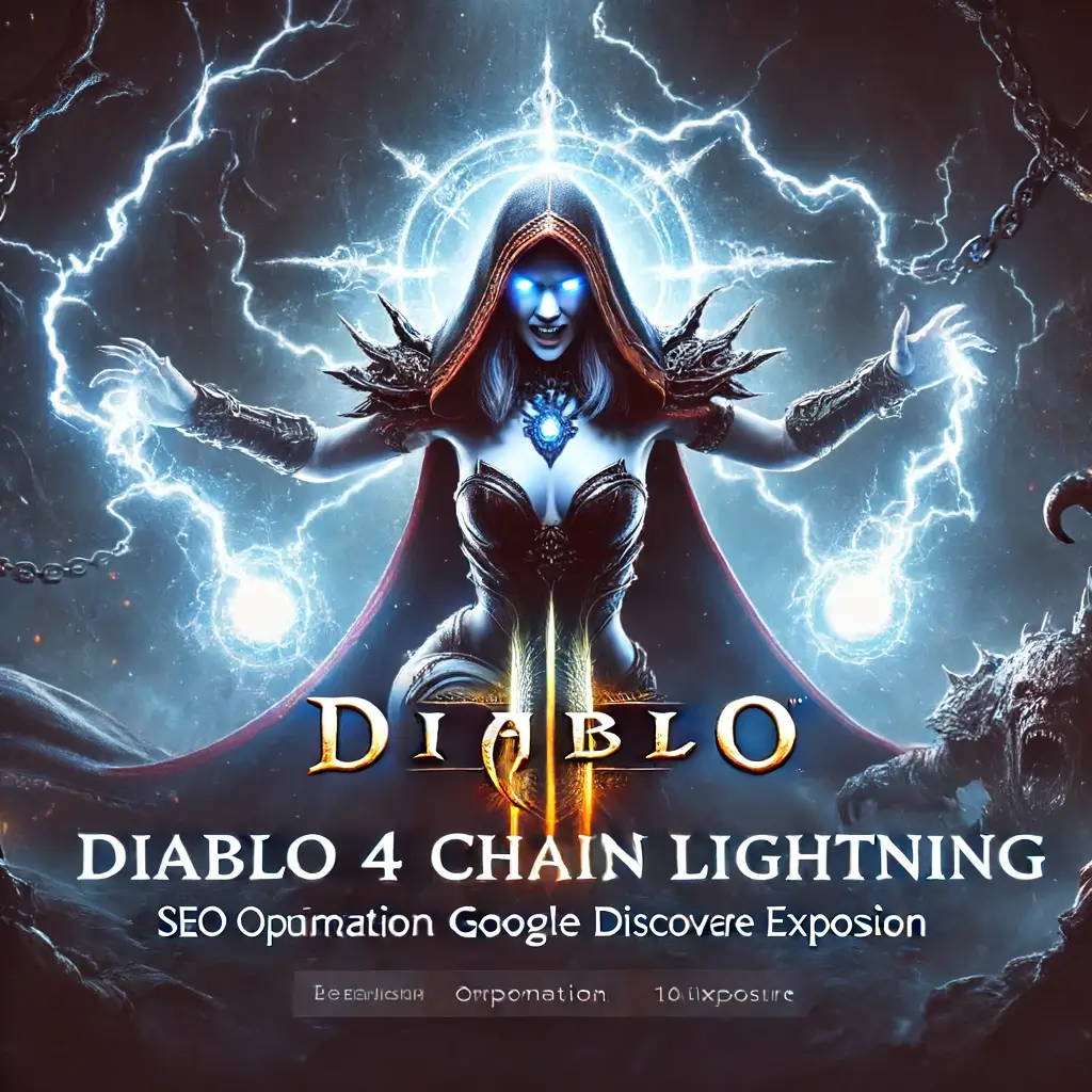 디아블로4 원소술사 연쇄번개