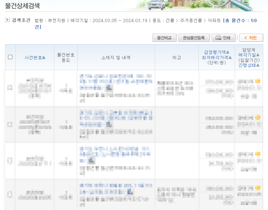 대법원 경매정보- 사이트-이용방법