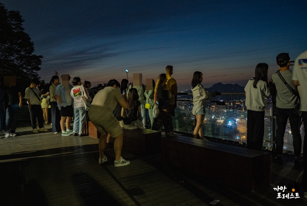 서울 남산타워 야경 데이트