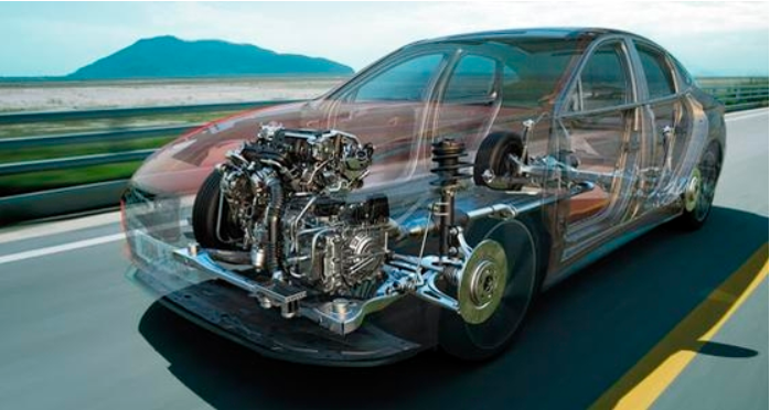 자동차가 주행하는 모습