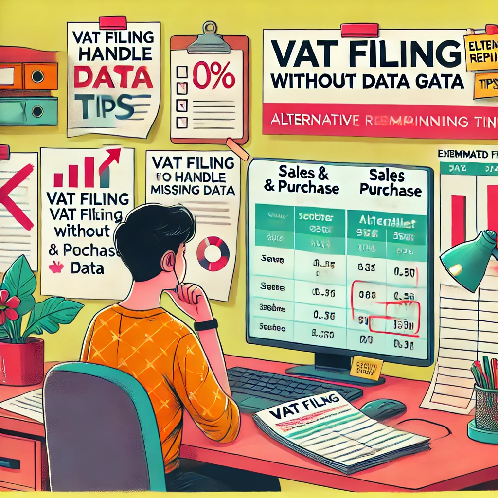 매출·매입자료가 없다고 🧾 부가가치세 신고 이렇게 해결하세요