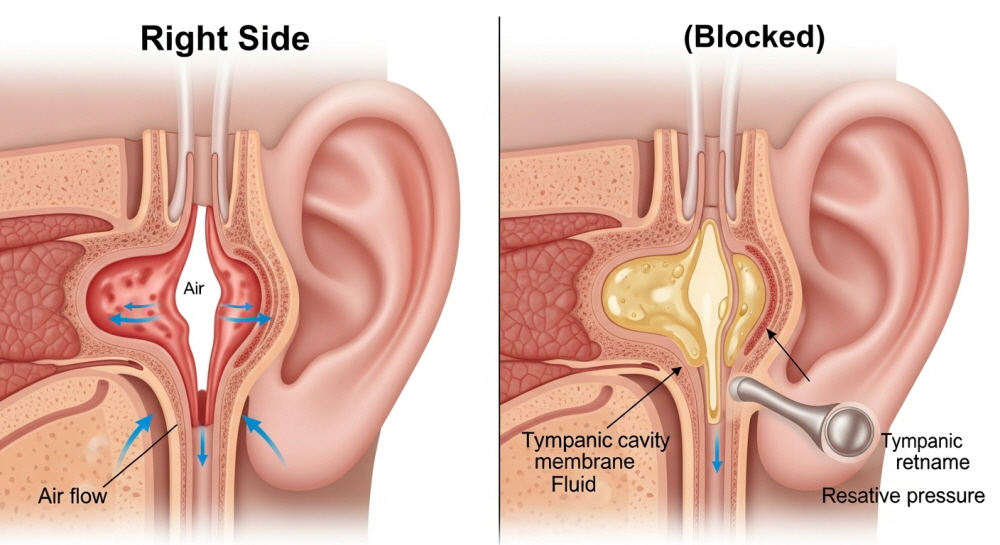 한쪽귀가 먹먹한 증상