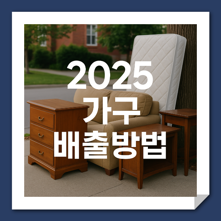 가구 배출 방법