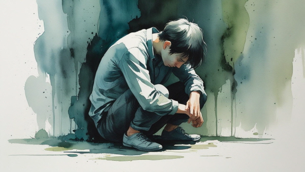 타인의 평가보다 더 무서운 건, 자신이 자기 자신에게 느끼는 실망입니다에 관한 그림