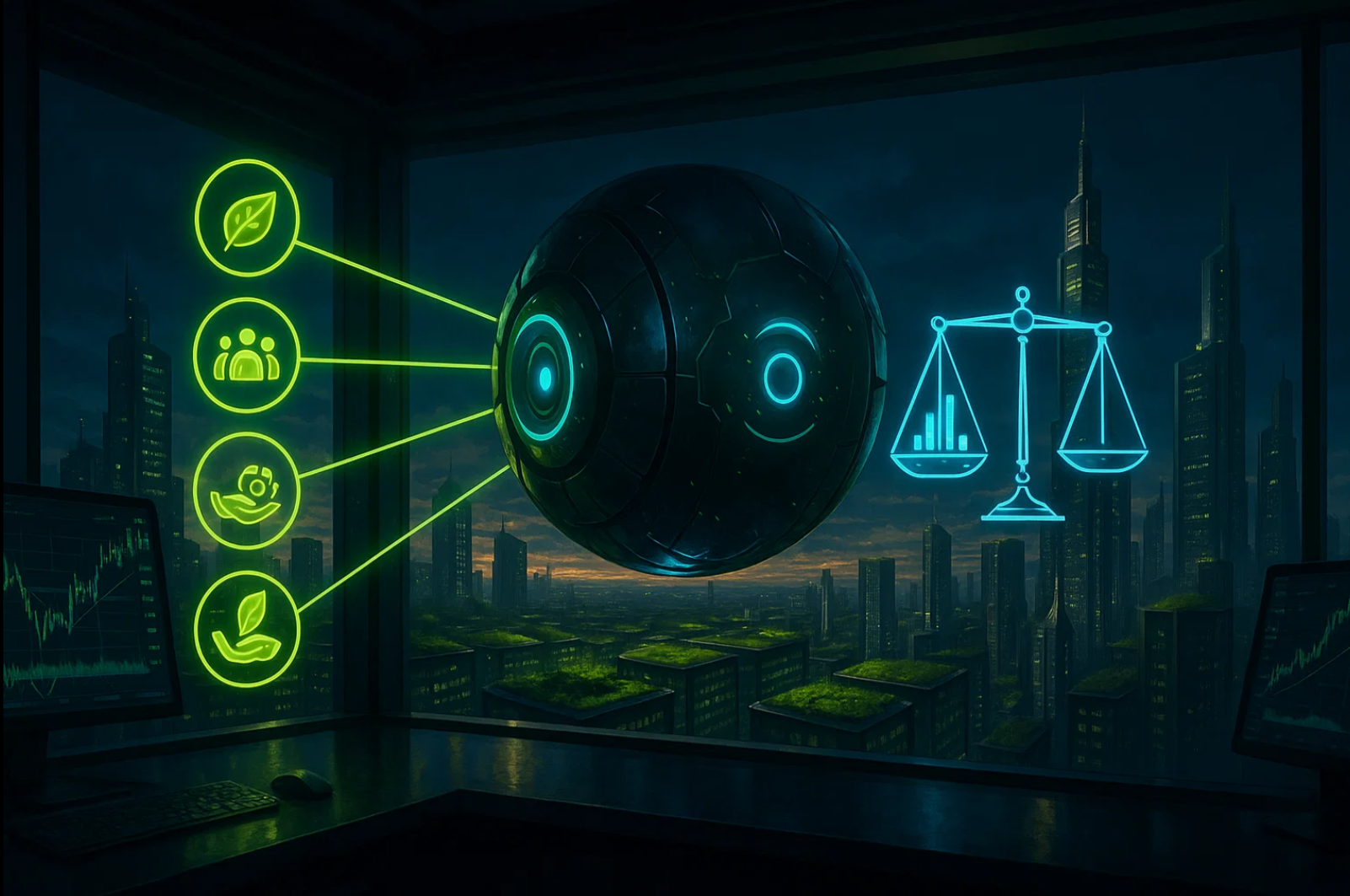 2050 AI 자산 리포트: 당신의 포트폴리오는 윤리적인가요? 관련 사진