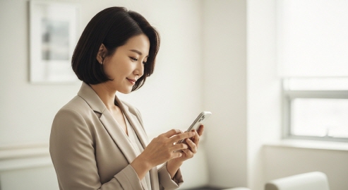 인터넷에서 헬리코박터 정보를 검색하는 모습