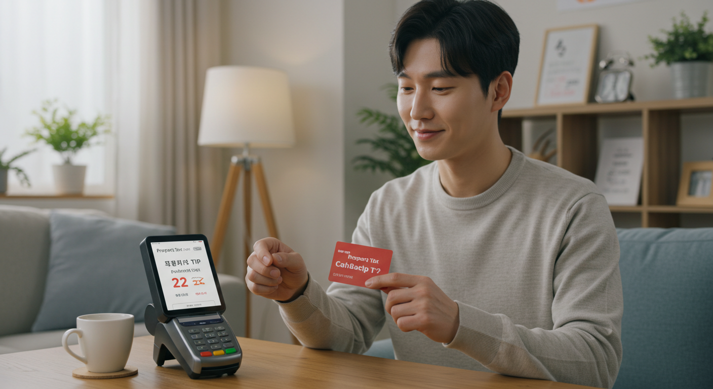 재산세 카드납부 체크카드