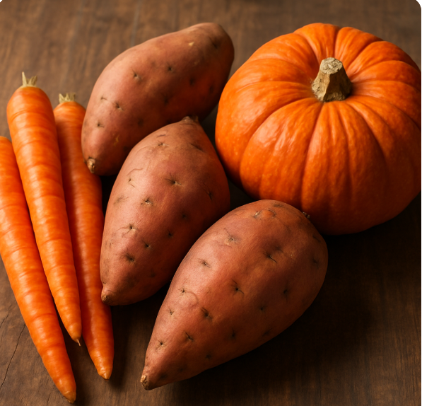 당근 호박 고구마 사진