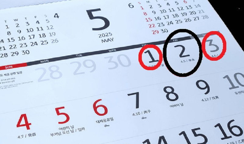 5월 2일 임시공휴일 지정 무산