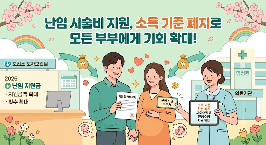 난임시술비 지원 글 메인포스터
