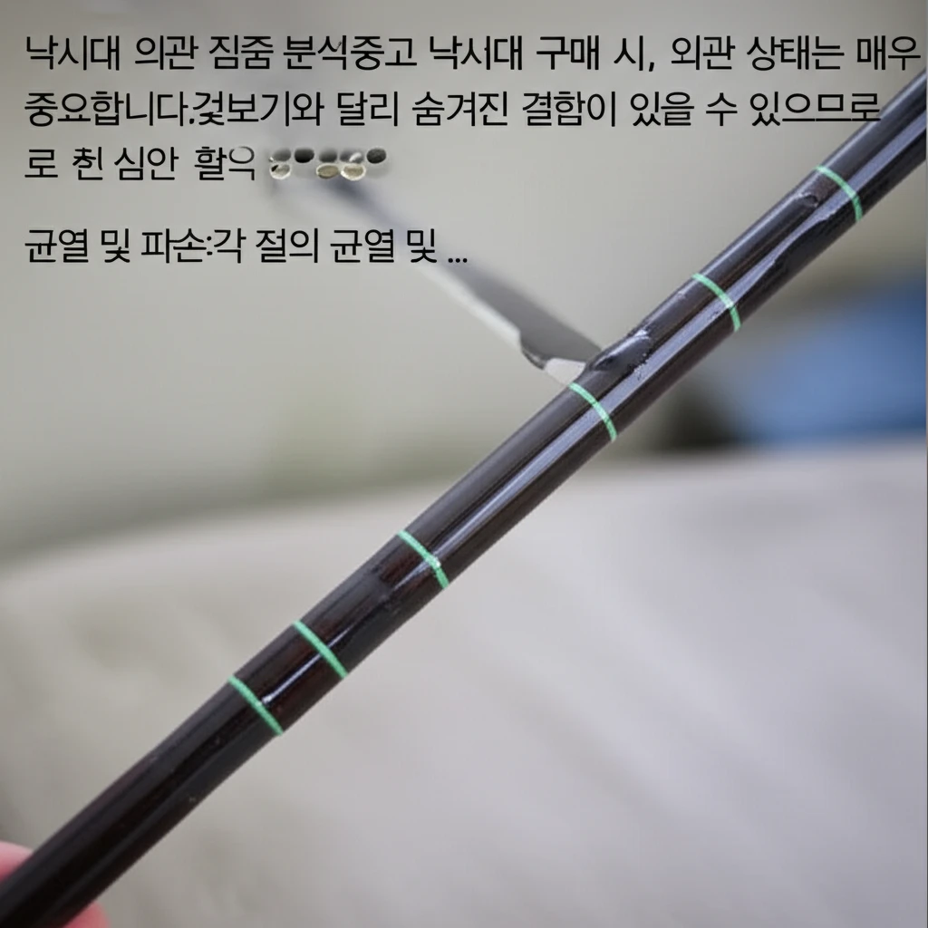 낚시 입문자를 위한 중고 낚시대 구매